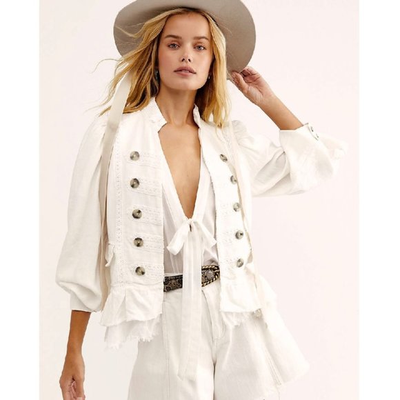 🎁 FREE PEOPLE Ariana Embroidered Jacket - Picture 11 of 12